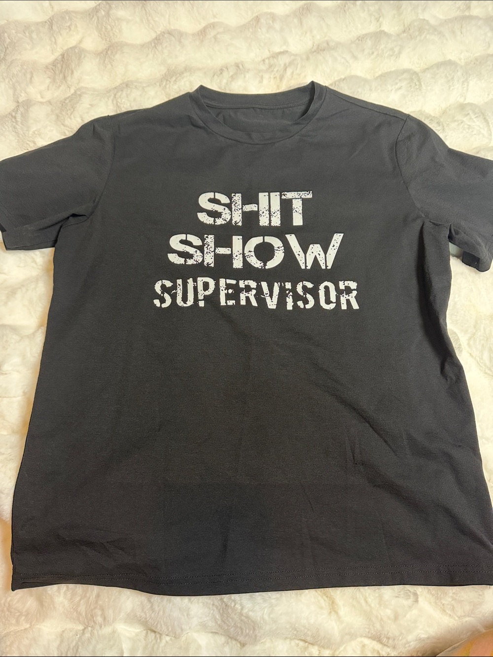 Black Graphic Tee - Shit Show Supervisor